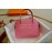 Hermes Bolide Epsom Leather Handbag Rose Azalee