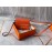 Hermes Clic Leather Silver Buckle Square Crossbody Flap Bag Orange