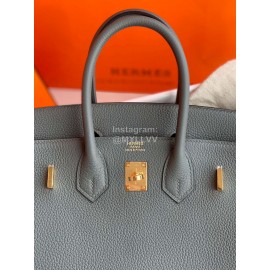 Hermes Birkin Togo Leather Handbag Green For Women