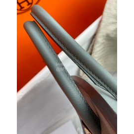 Hermes Birkin Togo Leather Handbag Green For Women