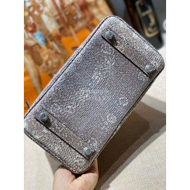 Hermes Birkin 25cm Lizard Leather Handbag Ombre