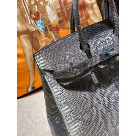 Hermes Birkin 25cm Lizard Leather Handbag Ombre