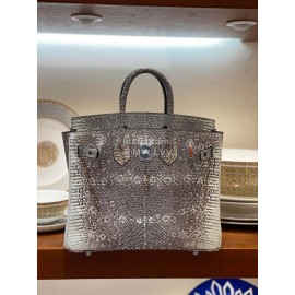 Hermes Birkin 25cm Lizard Leather Handbag Ombre