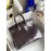 Hermes Birkin 25cm Alligator Shiny Handbag Gray