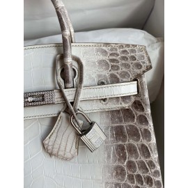 Hermes Birkin 25cm Crocodile Leather Handbag