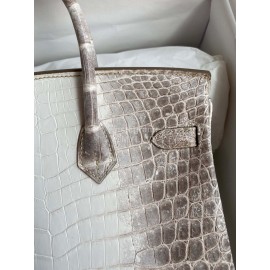 Hermes Birkin 25cm Crocodile Leather Handbag