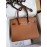 Hermes Birkin Touch 30cm Crocodile Leather Handbag Brown