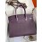 Hermes Birkin Touch 30cm Crocodile Leather Handbag Purple