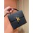 Hermes Cinhetic Epsom Leather Box Bag Black