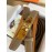 Hermes Fashion Calf Leather Gold Buckle 18mm Kelly Belt Coffee