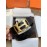 Hermes Black Calf Leather Gold Automatic Buckle 35mm Belt For Men