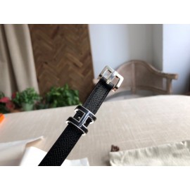 Hermes Calf Leather Steel Pin Buckle 15mm Belt For Women