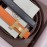 Hermes Palm Grain Cowhide Pure Steel Buckle 25mm Belt Orange