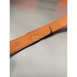 Hermes New Soho Black Calf Leather Fine Steel Gold Buckle Belt