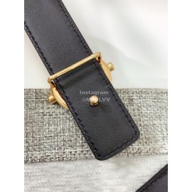 Hermes Soft Palm Calf Leather Pure Steel Buckle 24mm Belt For Women Brown