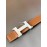 Hermes Calf Leather Stainless Steel Buckle 24mm Belt For Women Brown