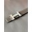 Hermes Calf Leather Stainless Steel Buckle 24mm Belt For Women Coffee