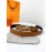 Hermes Soft Palm Calf Leather Gold Buckle 24mm Belt For Women Brown