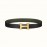Hermes Double Side Calf Leather Gold H Buckle 38mm Belt Green