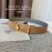 Hermes Oscar Belt Gold Buckle Reversible Leather Strap 38mm Tan