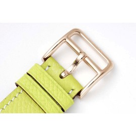 Hermes Cape Cod Series 316 Refined Steel Watch Yellow