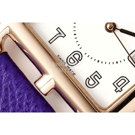 Hermes Cape Cod Series 316 Refined Steel Watch Dark Blue