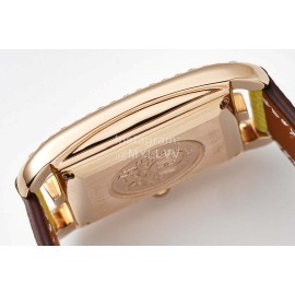 Hermes Cape Cod Series 316 Refined Steel Diamond Watch Yellow