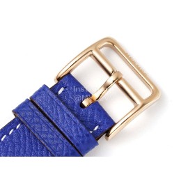 Hermes Cape Cod Series 316 Refined Steel Diamond Watch Blue