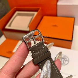 Hermes 316 Fine Steel Square Dial Watch 