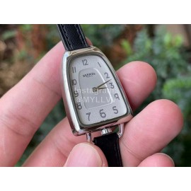 Galop D’Hermès Fashion Leather Strap Watch Black