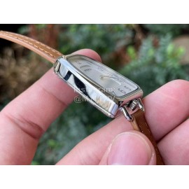Galop D’Hermès Fashion Leather Strap Watch Tan