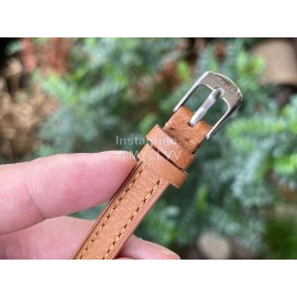 Galop D’Hermès Fashion Leather Strap Watch Tan