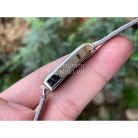 Galop D’Hermès Fashion Leather Strap Watch Gray