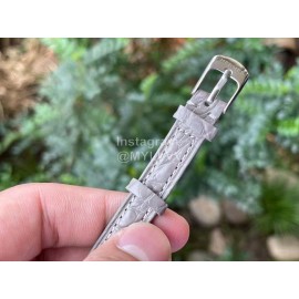 Galop D’Hermès Fashion Leather Strap Watch Gray