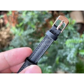 Galop D’Hermès Fashion Black Leather Strap Watch