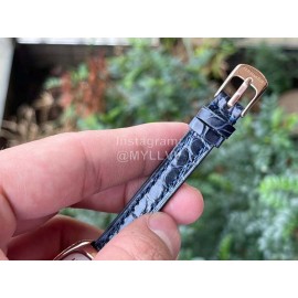 Galop D’Hermès Fashion Navy Leather Strap Watch