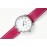 Hermes Arceau 316 Refined Steel Case Leather Strap Watch Wine Red