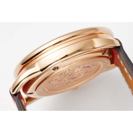 Hermes Arceau 316 Refined Steel Case Leather Strap Watch Red