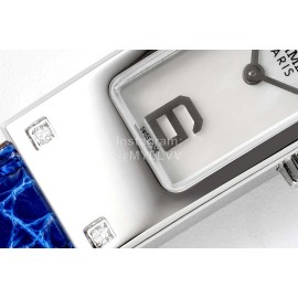 Hermes Kelly 2 Series Blue Leather Strap Sapphire Crystal Glass Watch