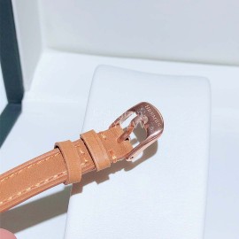 Galop D’Hermès Leather Strap Diamond Watch 