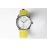 Hermes Arceau 34mm Round Dial Leather Strap Watch Yellow