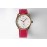 Hermes Arceau 34mm Round Dial Red Leather Strap Watch