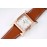 Hermes Bv Factory 316 Refined Steel Leather Strap Watch Brown