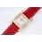 Hermes Bv Factory 316 Refined Steel Red Leather Strap Diamond Watch 