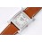 Hermes Bv Factory 316 Refined Steel Brown Leather Strap Diamond Watch 
