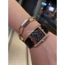 Hermes Cape Cod  Square Dial Diamond Watch