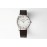 Slim D’Hermes Baton Pointer Leather Strap Watch Coffee