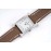 Hermes Bv Factory Diamond Square Dial Leather Strap Watch Coffee