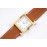 Hermes Bv Factory Heure H Leather Strap Square Dial Watch Brown