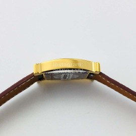 Hermes Hr Factory Heure H Series New Square Dial Watch Coffee 